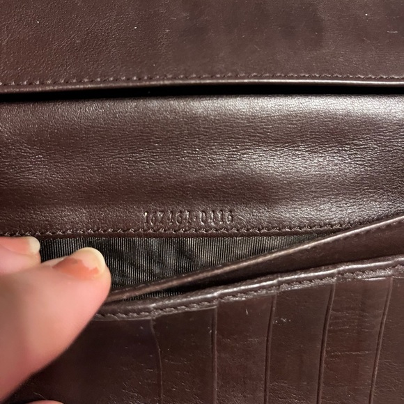 GUCCI RaRe Vintage GG Guccissima Continental Brown Wallet - Picture 16 of 16